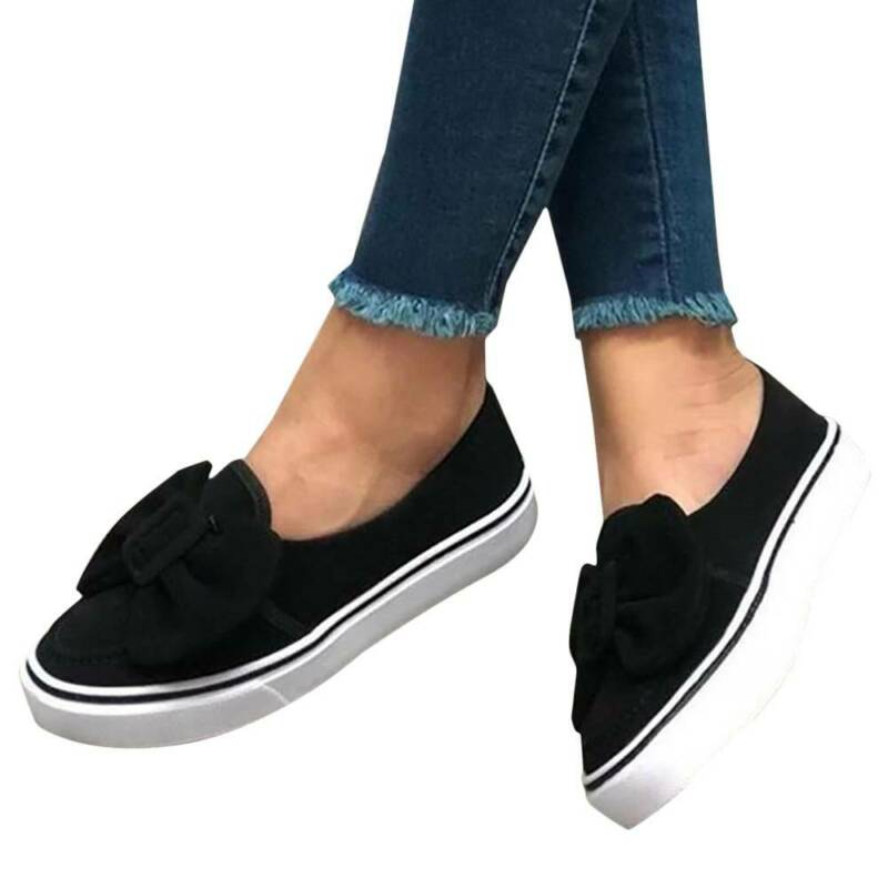 Giày Búp Bê Đính Nơ Đế Mềm Thoải Mái Cho Nữ