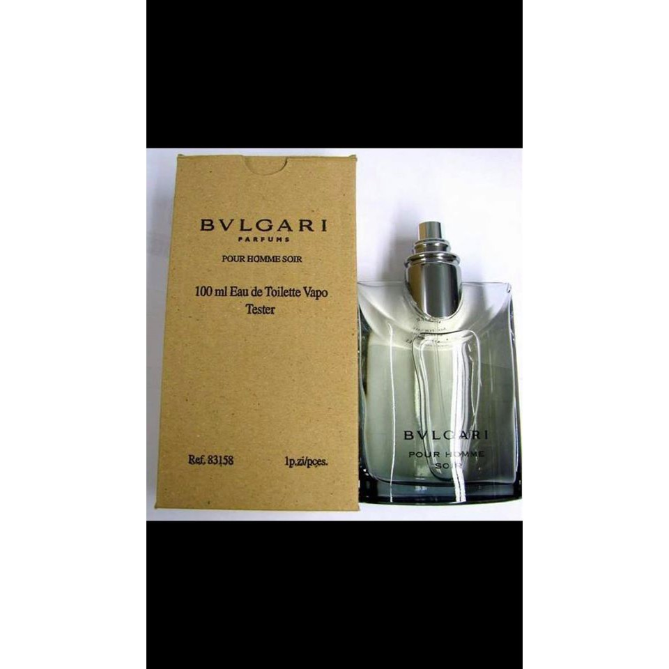 NƯỚC HOA TESTER NAM BVLGARI SOIR POUR HOMME EDT 100ML CHÍNH HÃNG - 6593