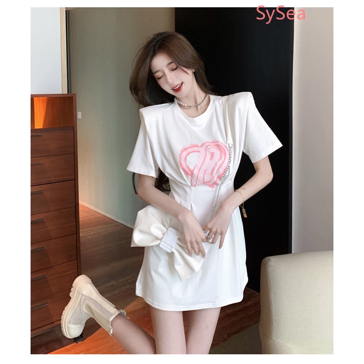 Đầm In Họa Tiết Thời Trang Mùa Hè Pháp Cho Nữ