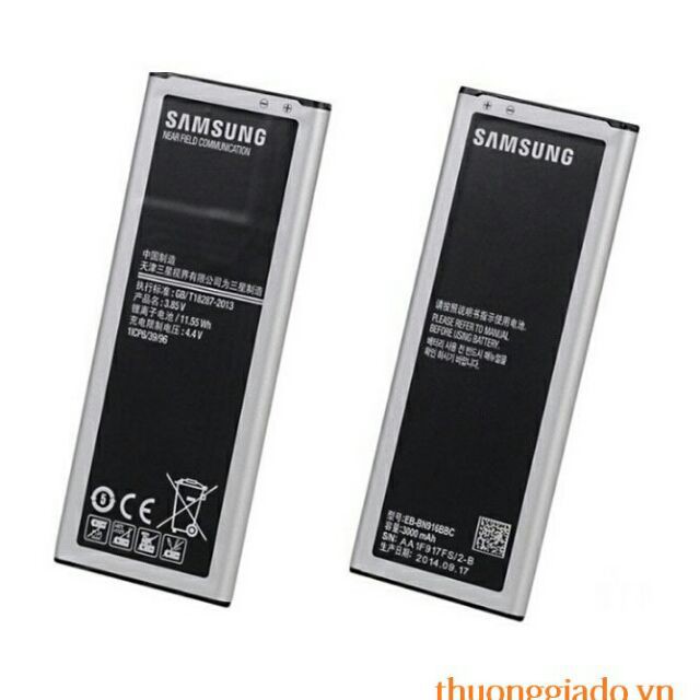 Pin Samsung Note 4 xịn 2 sim 3000mAh mah