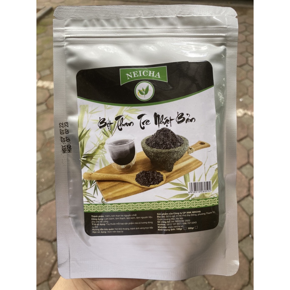 Bột Tinh Than Tre Nhật Bản Neicha 100gr