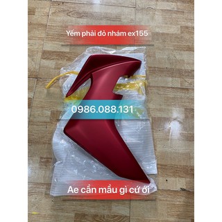 yếm phải đỏ nhám ex155 zin chính hãng