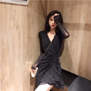 Váy Nhũ Kim Sa Quảng Châu🎀