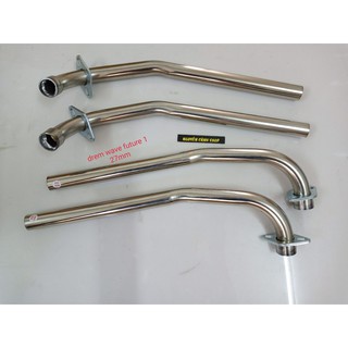 cổ pô inox 304 gắn future neo phi 27mm
