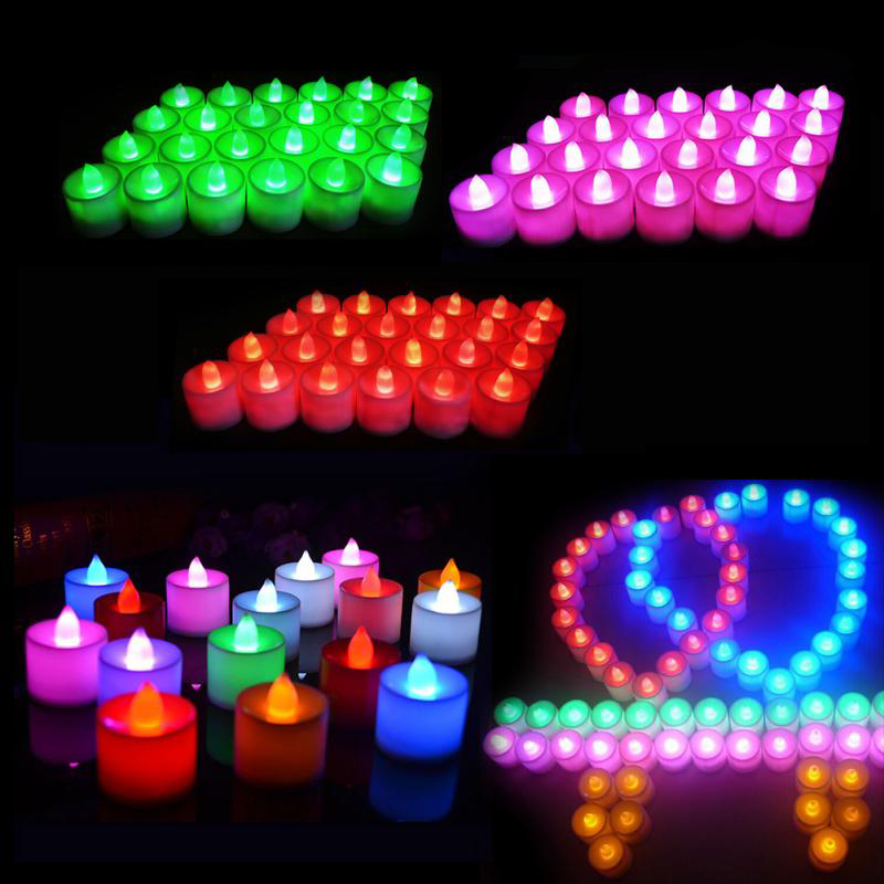 Đèn LED Hình Ngọn Lửa Nhiều Màu Sắc Sáng Tạo Dùng Để Trang Trí Tiệc Cưới/Sinh Nhật