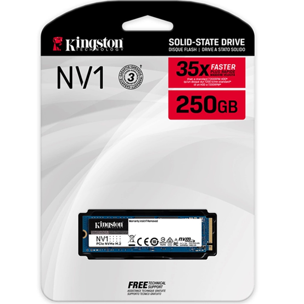 Ổ cứng SSD Kingston NV1 M.2 PCIe Gen3 x4 NVMe 250G SNVS/250G