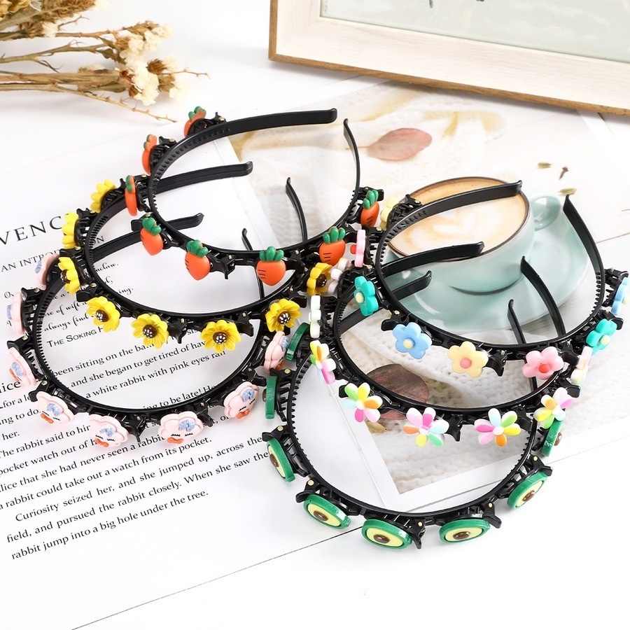 Cài tóc thiết kế họa tiết hoạt hình phong cách Hàn Quốc xinh xắn