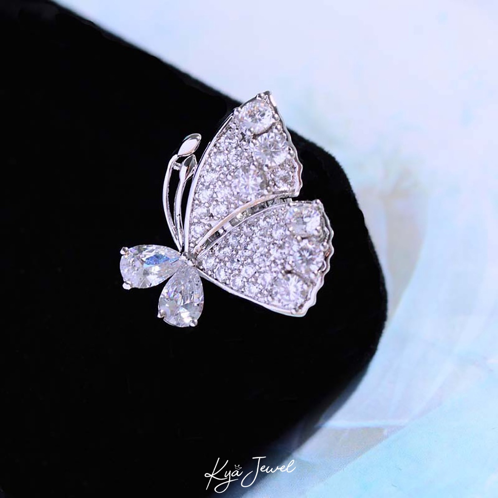 Pin Cài áo Kya Jewel cánh hồ điệp mềm mại