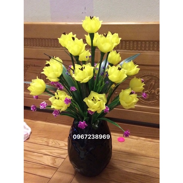 Set vật liệu làm hoa tulip (không bình, không súng bắn keo)