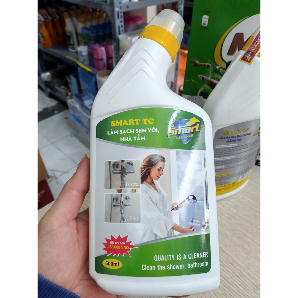 Smart TC 500ml- nước tẩy làm sạch inox, sen vòi siêu nhanh, siêu sạch, chính hãng