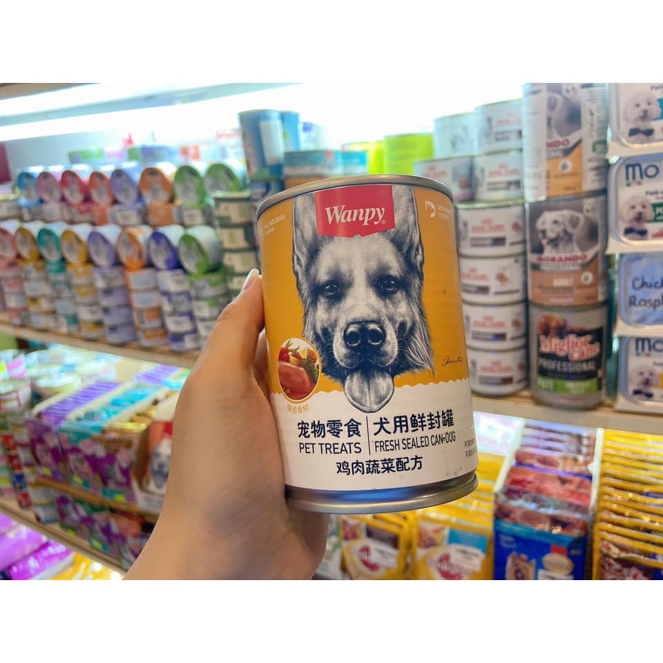 pate Wanpy cho chó 395gr - món ngon