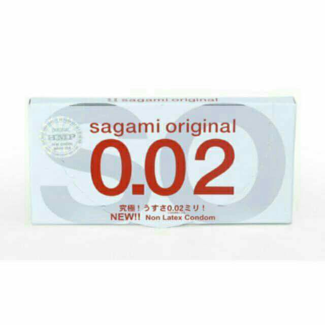 [ Giá sỉ ] Bao cao su Sagami 002 - Hộp 2 cái