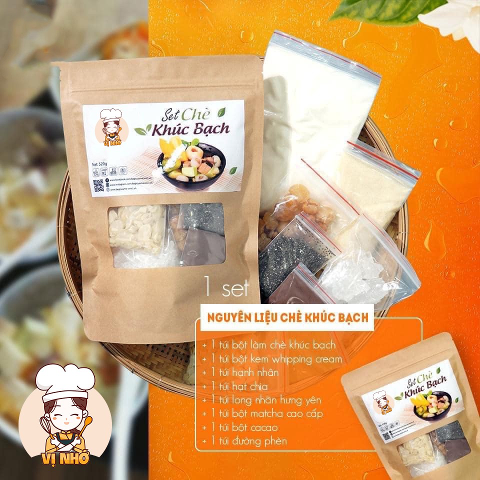 Set Chè Khúc Bạch Tự Nấu ( 20 -22 Chén) Tặng Kèm Công Thức - VỊ NHỚ | BigBuy360 - bigbuy360.vn