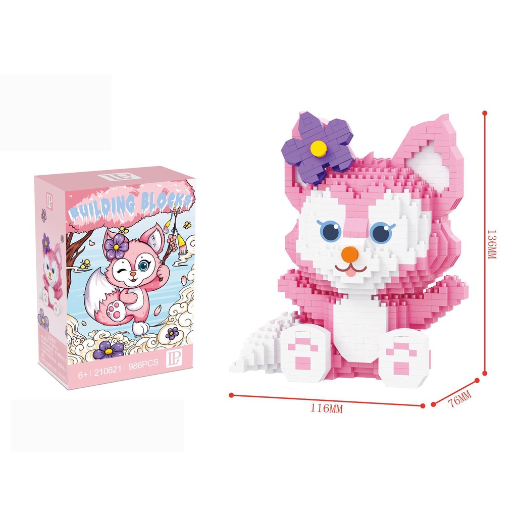 Bộ Đồ Chơi Lắp Ráp Hình Doraemon Dễ Thương