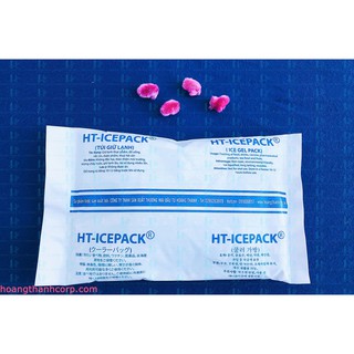 5 BỊCH ĐÁ GEL ĐÁ KHÔ HT ICE PACK – 350 GR (12x21cm)