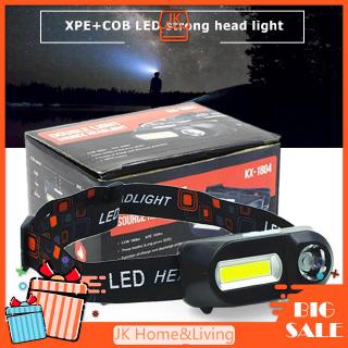 【Cash On Delivery】JK H&L COB LED Headlight Headlamp Flashlight USB Rechargeable Torch Night Light Muswanna