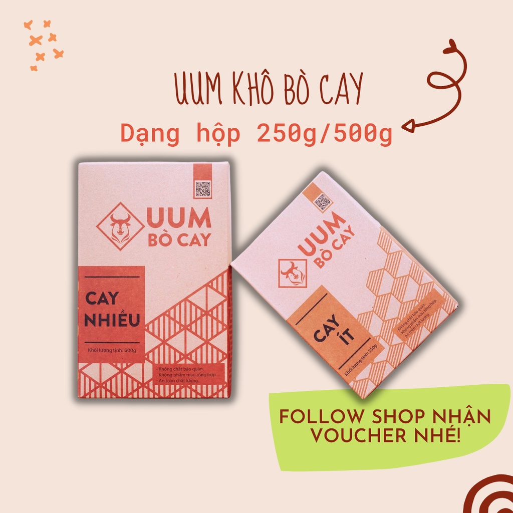 Hộp thịt khô bò UUM dạng sợi cao cấp 250g/500g - Chứng nhận an toàn thực phẩm, đồ ăn vặt chất lượng | BigBuy360 - bigbuy360.vn