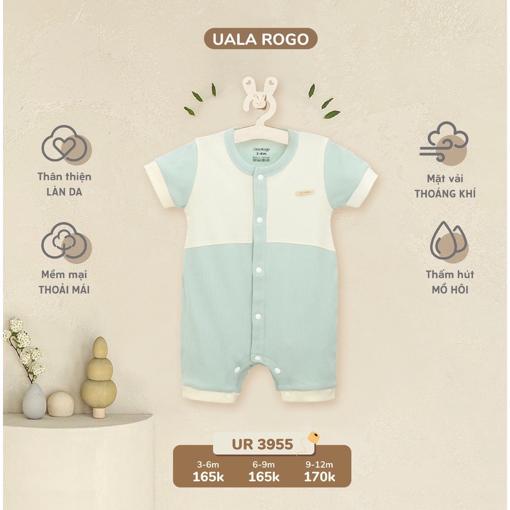 Bộ Body Cộc Vải Cotton Uala Rogo UR3955