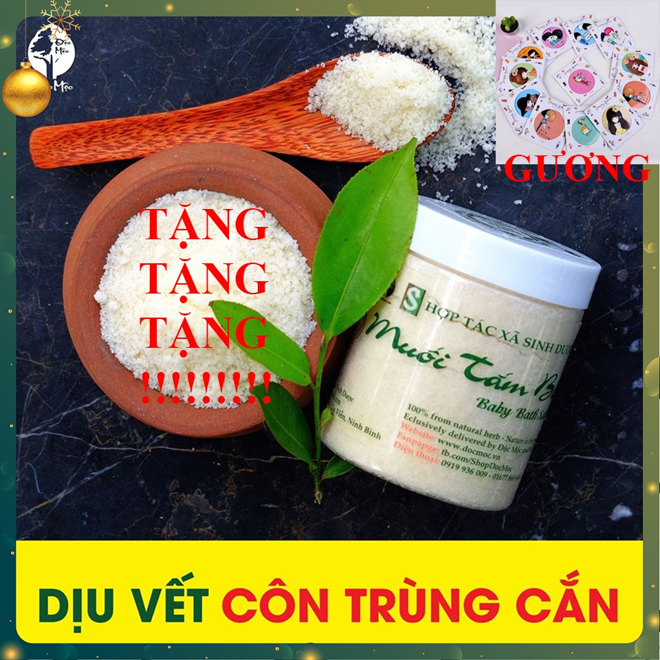 Muối Tắm Thảo Dược Cho Bé Hết Sảy Độc Mộc Sinh Dược Ngăn Ngừa Mẩn Ngứa DM04-C