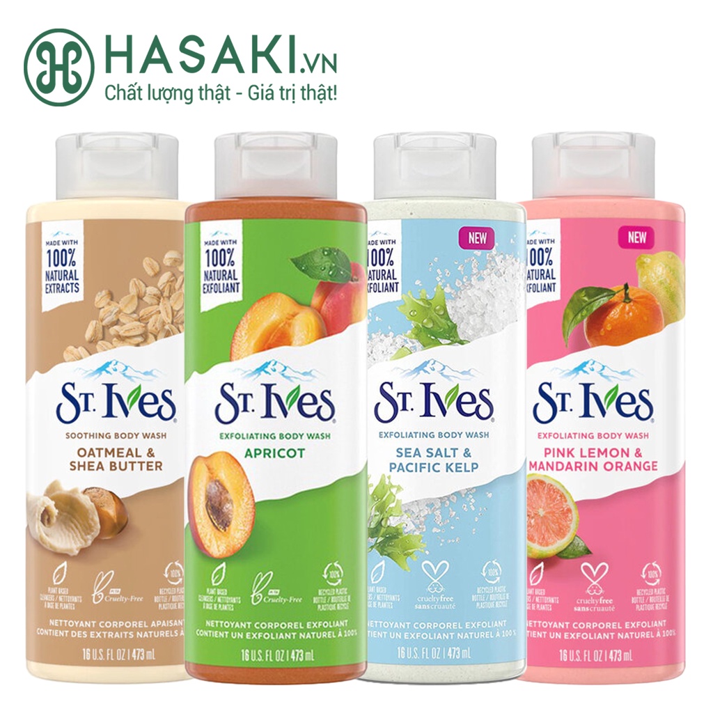 Sữa Tắm St.Ives Dưỡng Da 473ml