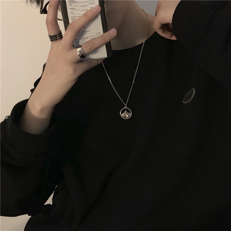 [Spot] Dây Chuyền Phong Cách Hipster Hàn Quốc Cá Tính Dành Cho Couple 22111