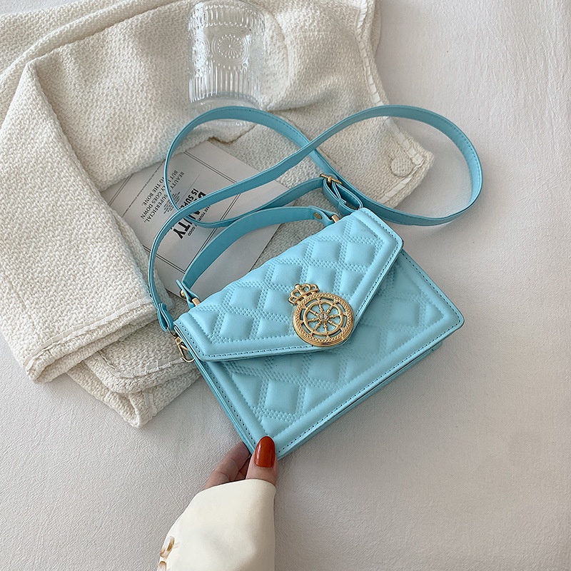 Túi Xách Dáng Vuông Màu Trơn Thiết Kế Đơn Giản Thời Trang Mùa Xuân 2022 Cho Nữ