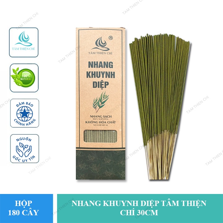 Nhang Tâm Thiện Chí KHUYNH DIỆP hộp 260gr dài 30cm
