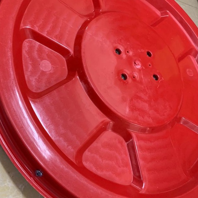 Gương Cầu Lồi Phi 45PC Gương Xóa Điểm Mù Có Mái Che Đường Kính 45 cm