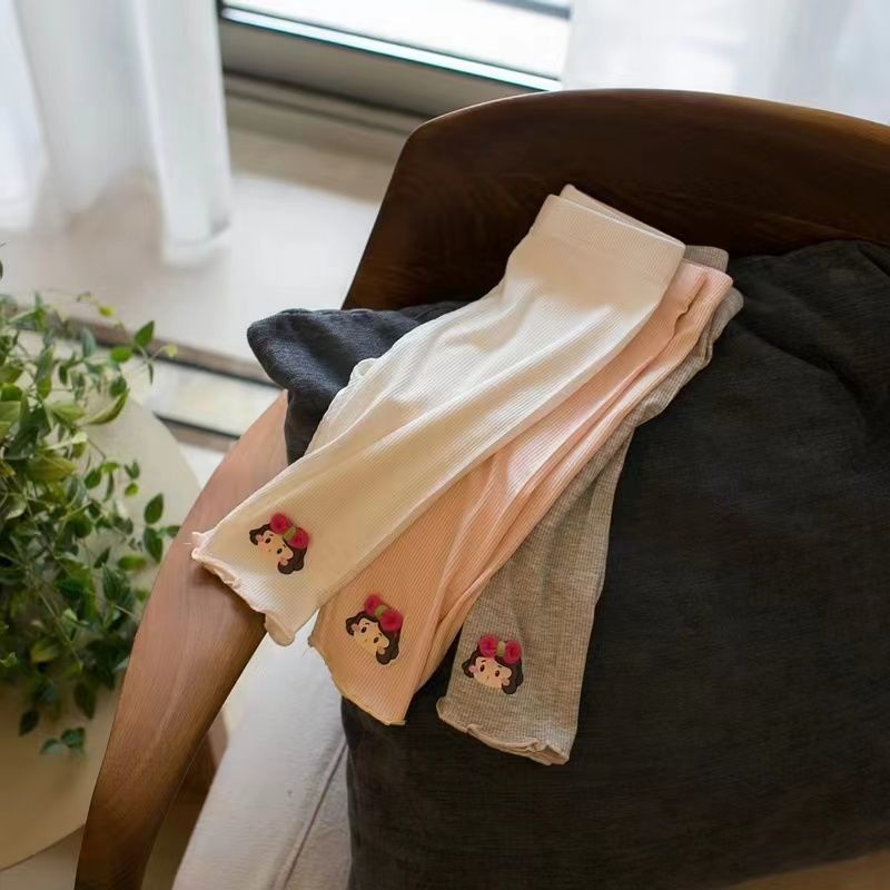 Quần Legging Ngắn Mềm Mại Phong Cách Phương Tây Thời Trang Mùa Hè 2022 Cho Bé Gái