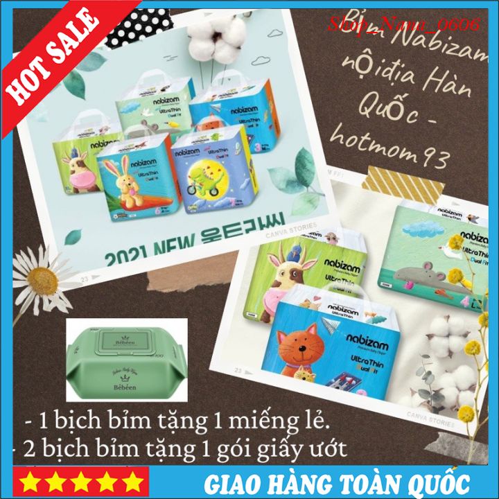 Bỉm Nabizam Ultrathin  đủ size