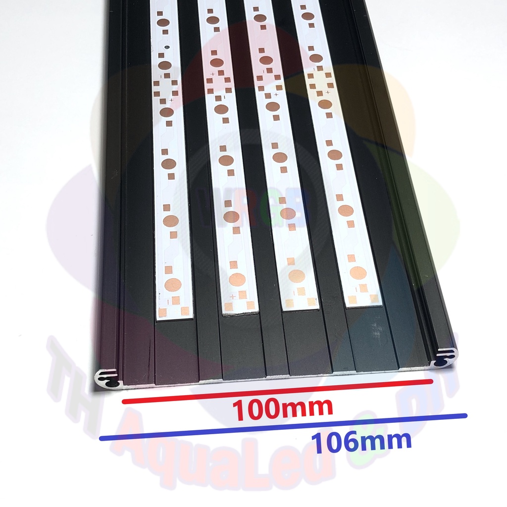 Máng W106 LED kèm phụ kiện DIY thủy sinh. Kích thước 30-80cm.