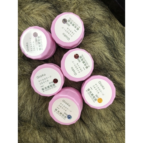 set gel nhũ hổ phách siêu xinh.