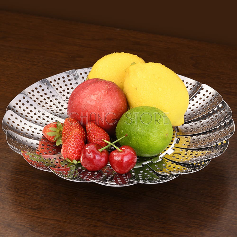 Vỉ Hấp Xôi, Vỉ Đồ Xôi Inox Đa Năng Tiện Lợi,Có Thể Gập Gọn Chất Liệu Inox Cao Cấp