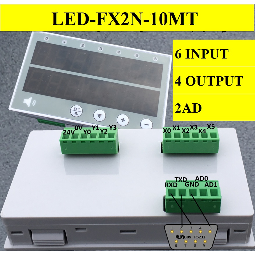 HMI tích hợp PLC LED-FX2N