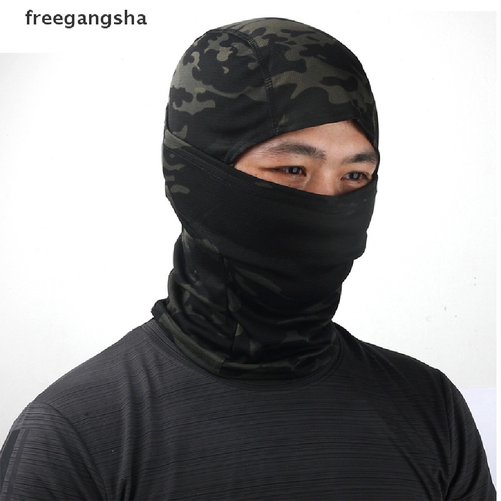 [FREG] Camouflage Balaclava Full Face Wargame Cycling Helmet Liner Tactical Airsoft Cap FDH