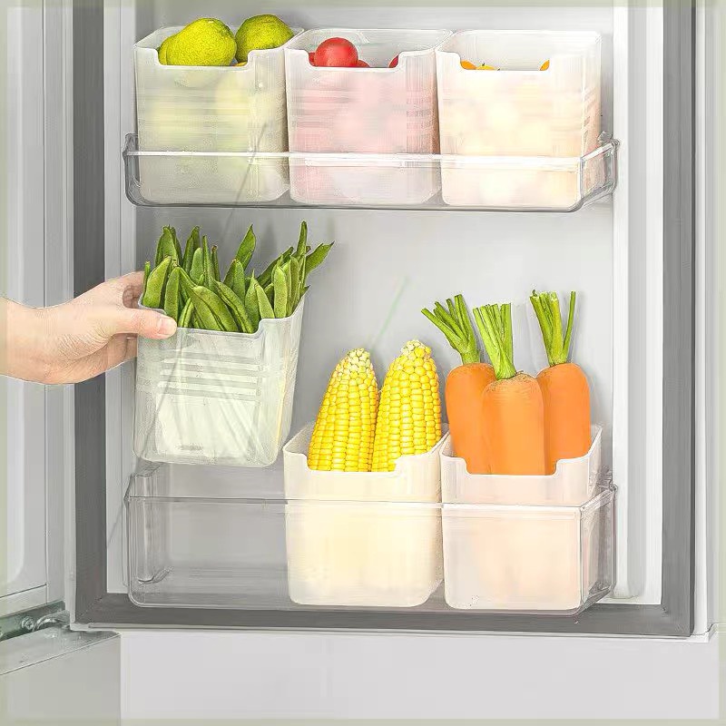 Hộp nhựa đựng thực phẩm đồ ăn rau củ để cánh cửa tủ lạnh đa năng tiện lợi cao cấp