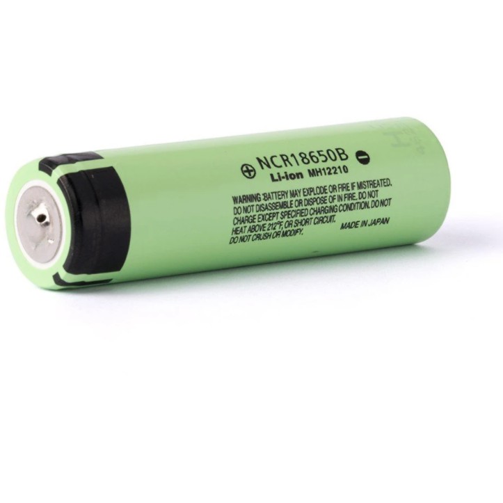 Pin Panasonic NCR 18650, 3400mAh, 3.7V - 4.2V, đầu nhô.