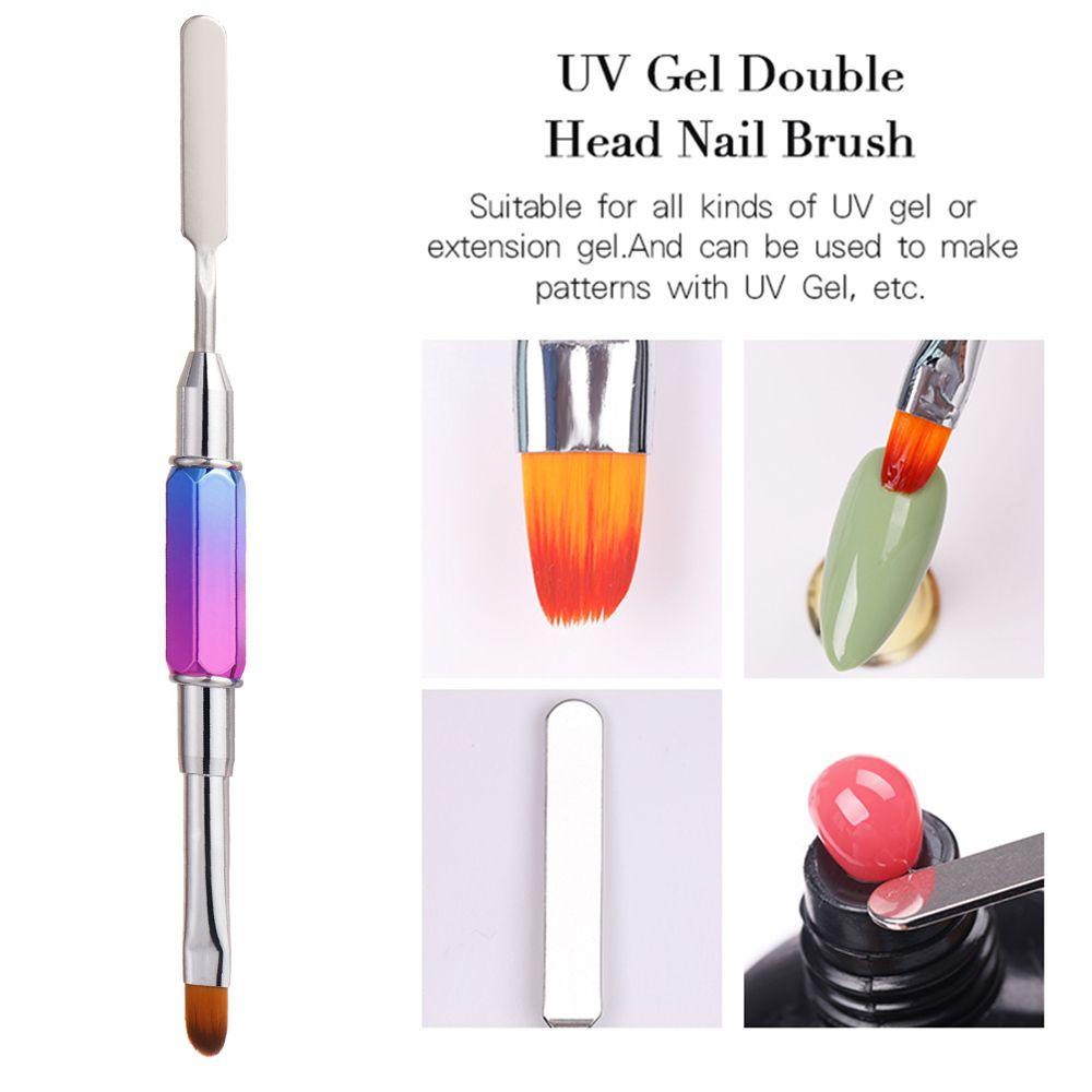 OCEANMAP Cọ Hai Đầu Dùng Trang Trí Móng Tay Nghệ Thuật Thời Trang