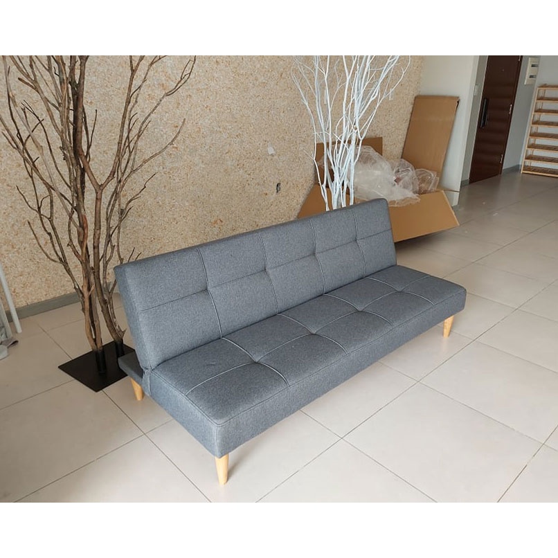 Ghế Sofa Bed - Sofa Giường Thông Minh 1m75 * 95cm 5 Chân Gỗ - Khung Gỗ Sồi Tự Nhiên
