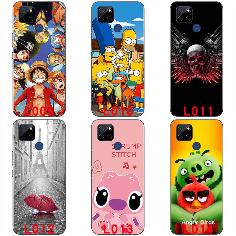 Ốp điện thoại bằng TPU silicone mềm nhiều màu cho REALME V3 5G