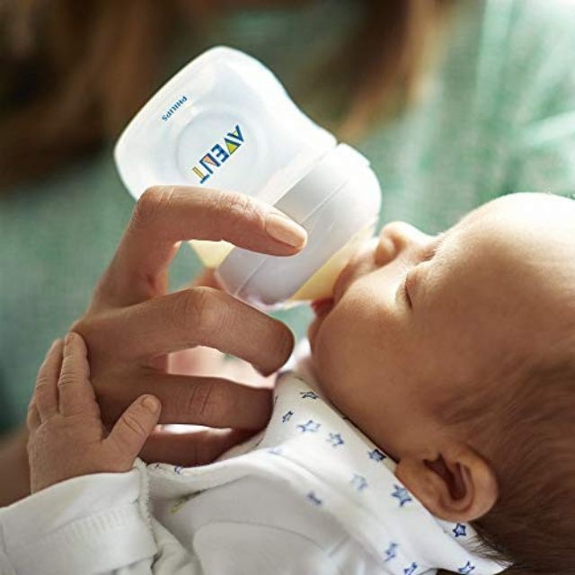 Bình sữa Philips Avent Natural nhựa PP BPA Free cổ rộng mô phỏng tự nhiên 60ML