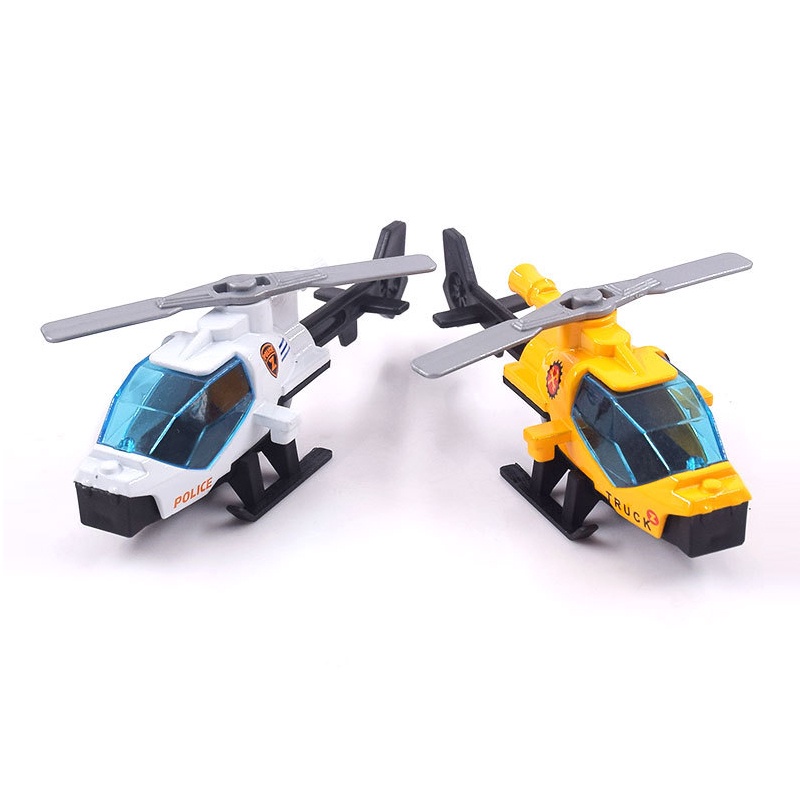 Mô Hình Máy Bay Trực Thăng Bằng Hợp Kim Mini Dành Cho Trẻ Em