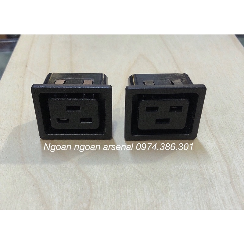 phích nguồn IEC320 C19 female đầu cái, C20 male đầu đực (làm dây và bắt vào máy)