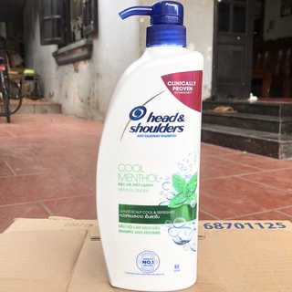 Dầu gội sạch gàu Head & Shoulder bạc hà Thái Lan 850ml .