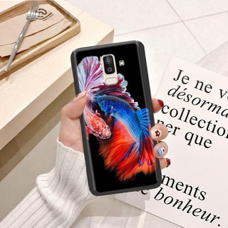 Ốp lưng Samsung J7 Pro Viền dẻo TPU hình Cá Betta Rồng