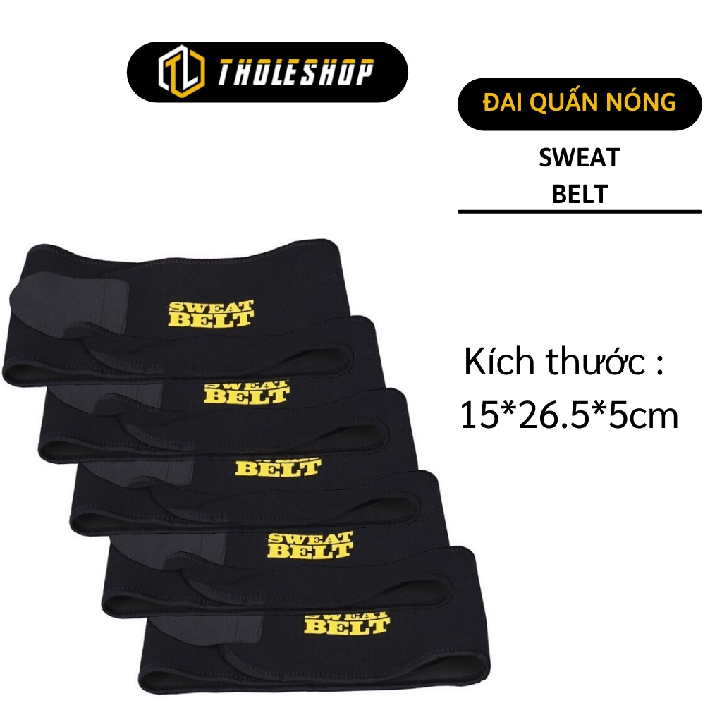 Đai Nịt Bụng - Đai quấn nóng Sweat Belt làm bằng sợi Neotex điều chỉnh kích cỡ nịt bụng giảm mỡ làm bụng săn chắc 2459