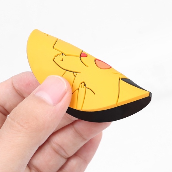 Thảm Lót Cốc Nước Chống Trượt Hình Pikachu Dễ Thương Trang Trí Nội Thất Xe Hơi / Văn Phòng