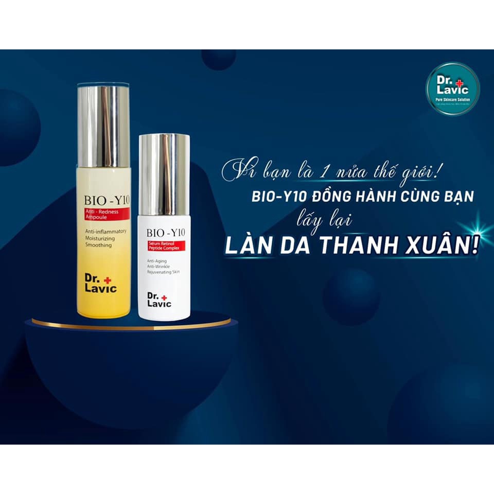 Serum Chăm Sóc Da Phục Hồi Tái Tạo Da Cho Da Mỏng DR.LAVIC Bio-Y10 Anti Redness Ampoule 30ml