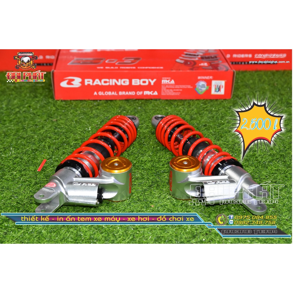 PHUỘC RCB BÌNH DẦU NẰM NGANG CHÍNH HÃNG DÀNH CHO XE AIRBLADE-NOUVO-NVX - Q-077