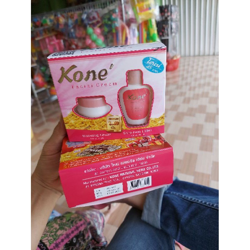 KEM KONE NỘI ĐỊA THÁI KEM HẠT LI TI + NƯỚC HOA HỒNG